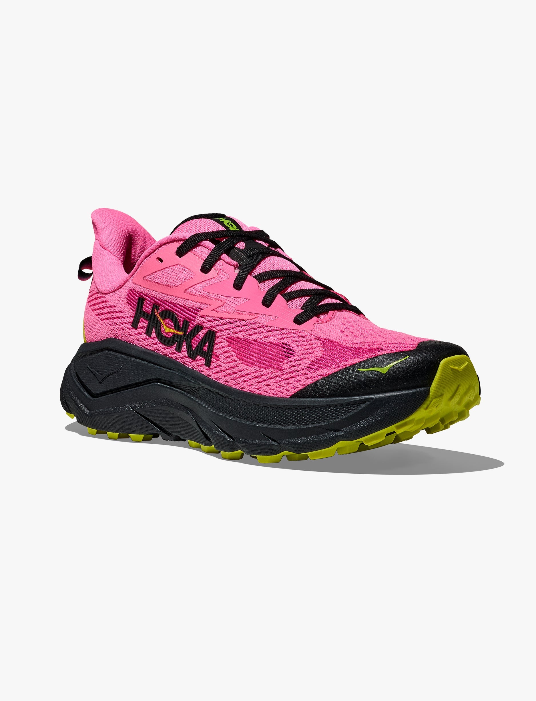 Hoka Challenger 8 - נעלי ספורט נשים הוקה צ'אלנג'ר 8 בצבע נאון רוז/שחור