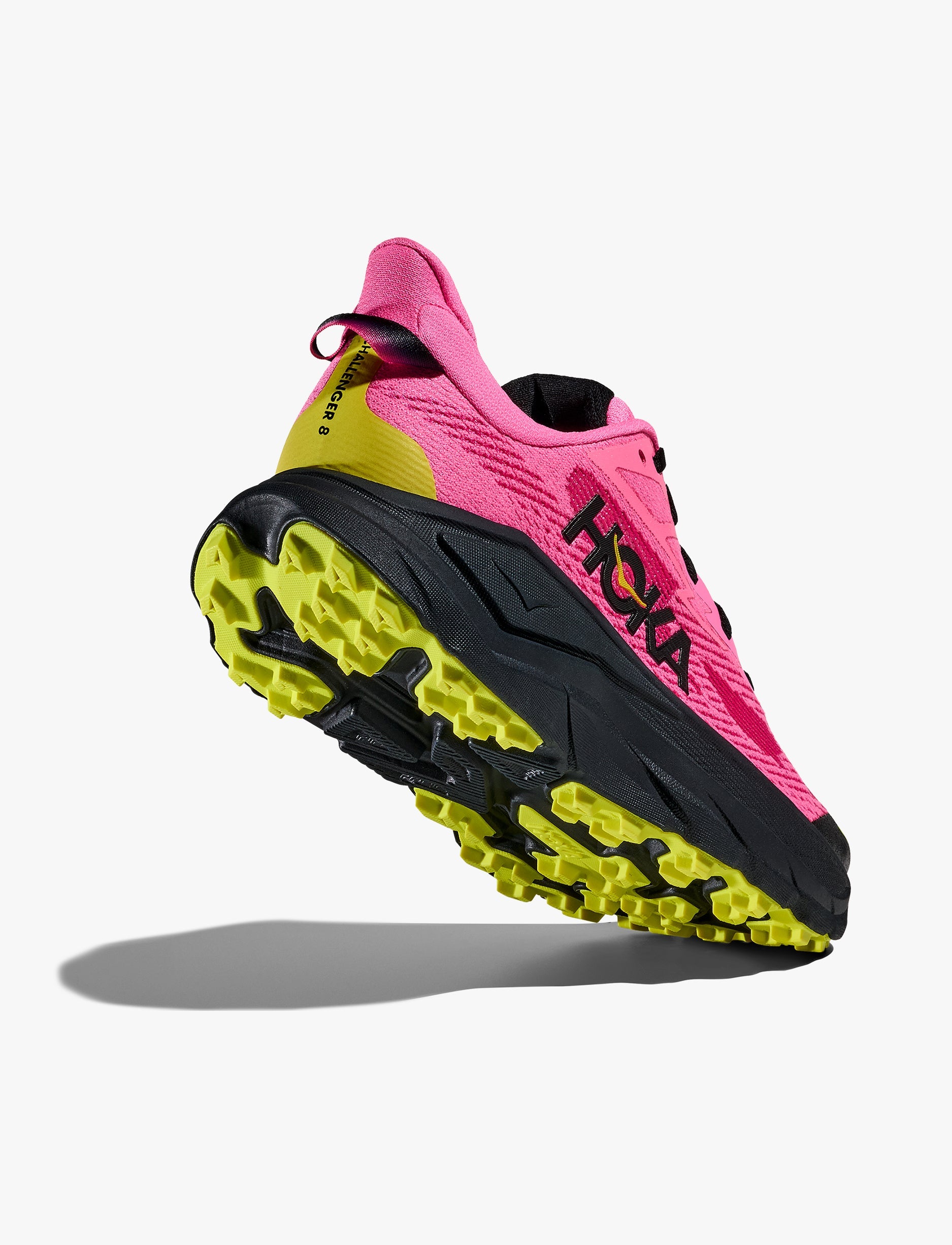 Hoka Challenger 8 - נעלי ספורט נשים הוקה צ'אלנג'ר 8 בצבע נאון רוז/שחור
