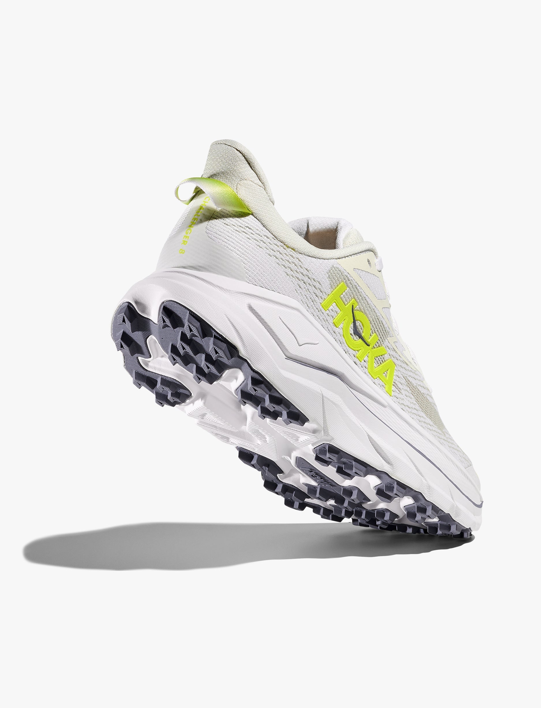 Hoka Challenger 8 - נעלי ספורט נשים הוקה צ'אלנג'ר 8 בצבע לבן/נאון סיטרוס