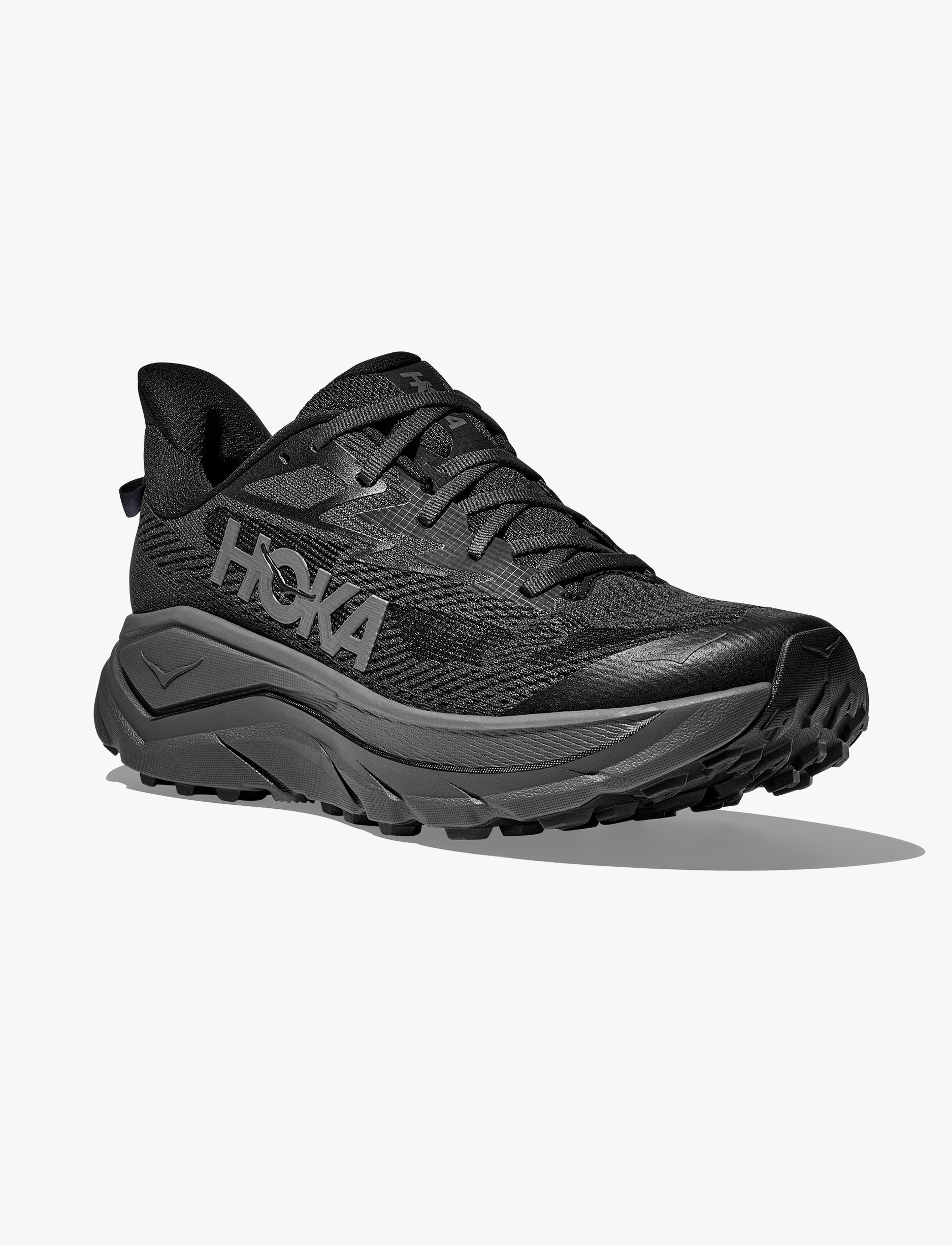 Hoka Challenger Wide 8 - נעלי ספורט גברים הוקה צ'אלנג'ר 8 רחבות בצבע שחור/שחור אורביט