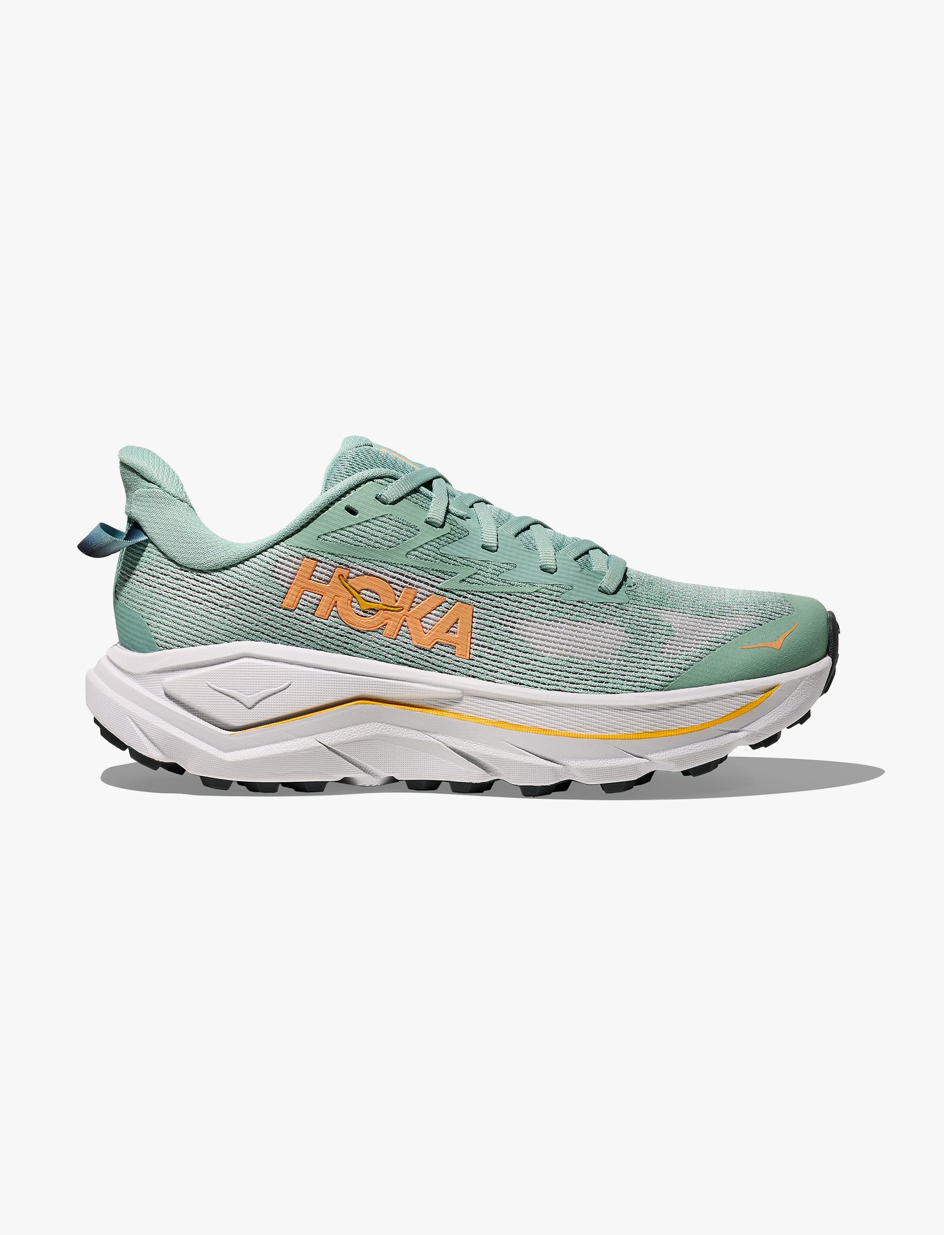 Hoka Challenger Wide 8 - נעלי ספורט נשים הוקה צ'אלנג'ר 8 רחבות בצבע ג'ייד/אפור קוסמי