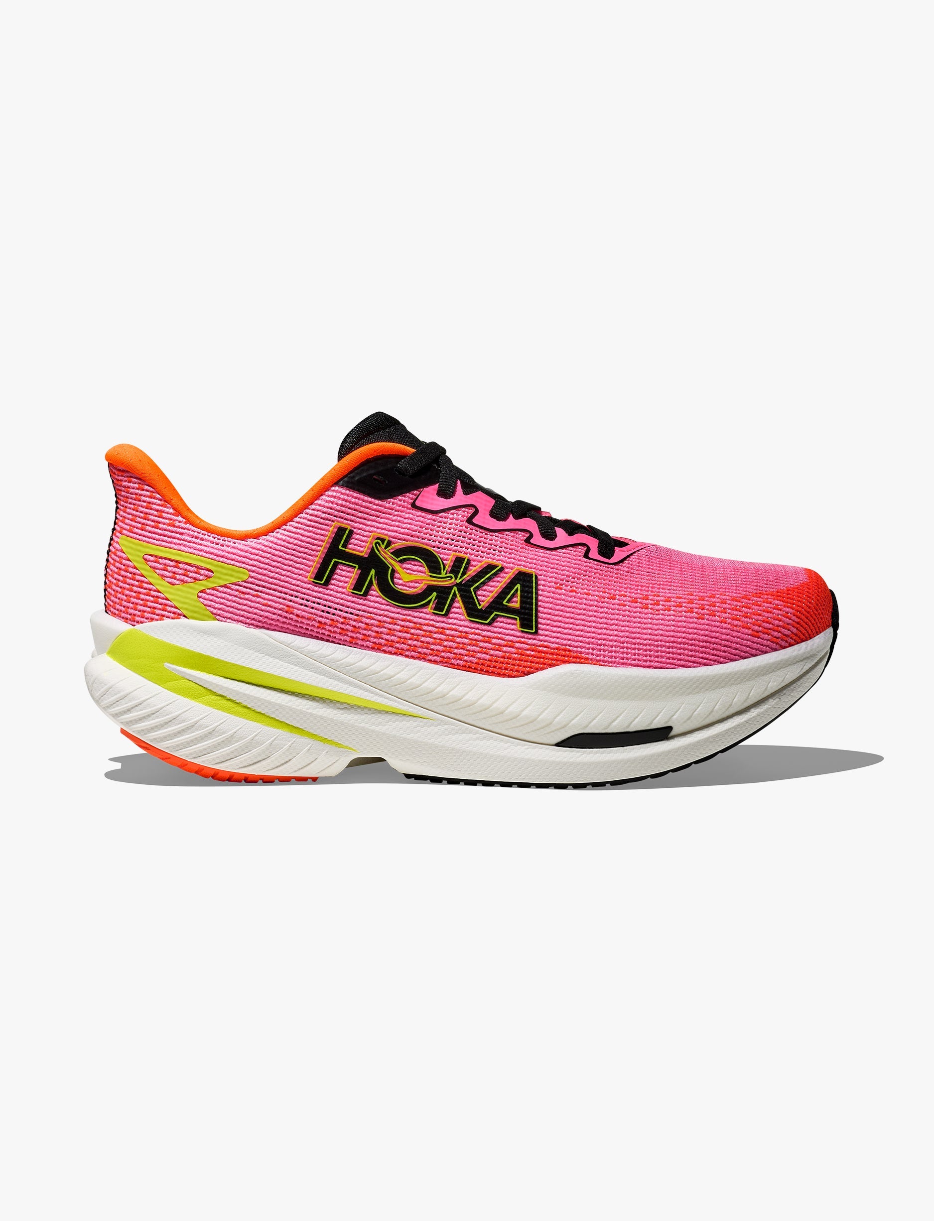 HOKA MACH X 3 - נעלי ספורט לנשים הוקה מאכ איקס בצבע רוז נאון/כתום נאון