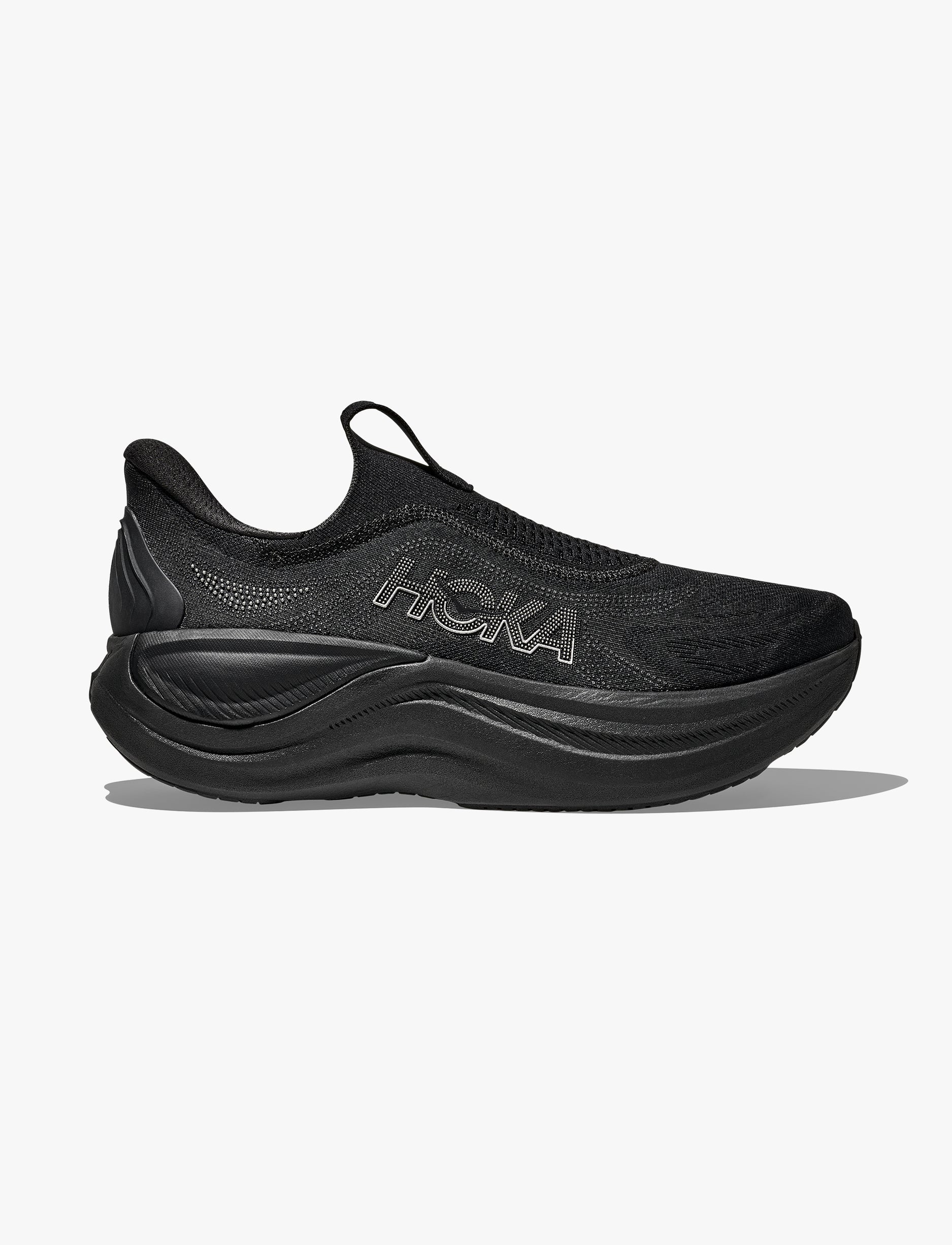 HOKA Skyward Laceless - נעלי התאוששות הוקה סקייווארד לייסלס לגברים בצבע שחור/שחור