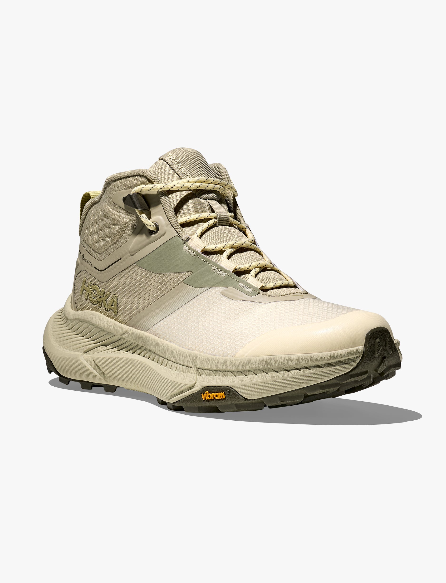 HOKA TRANSPORT HIKE GTX - נעלי טיולים נשים הוקה טרנספורט בצבע משרום/צהוב וינטג'