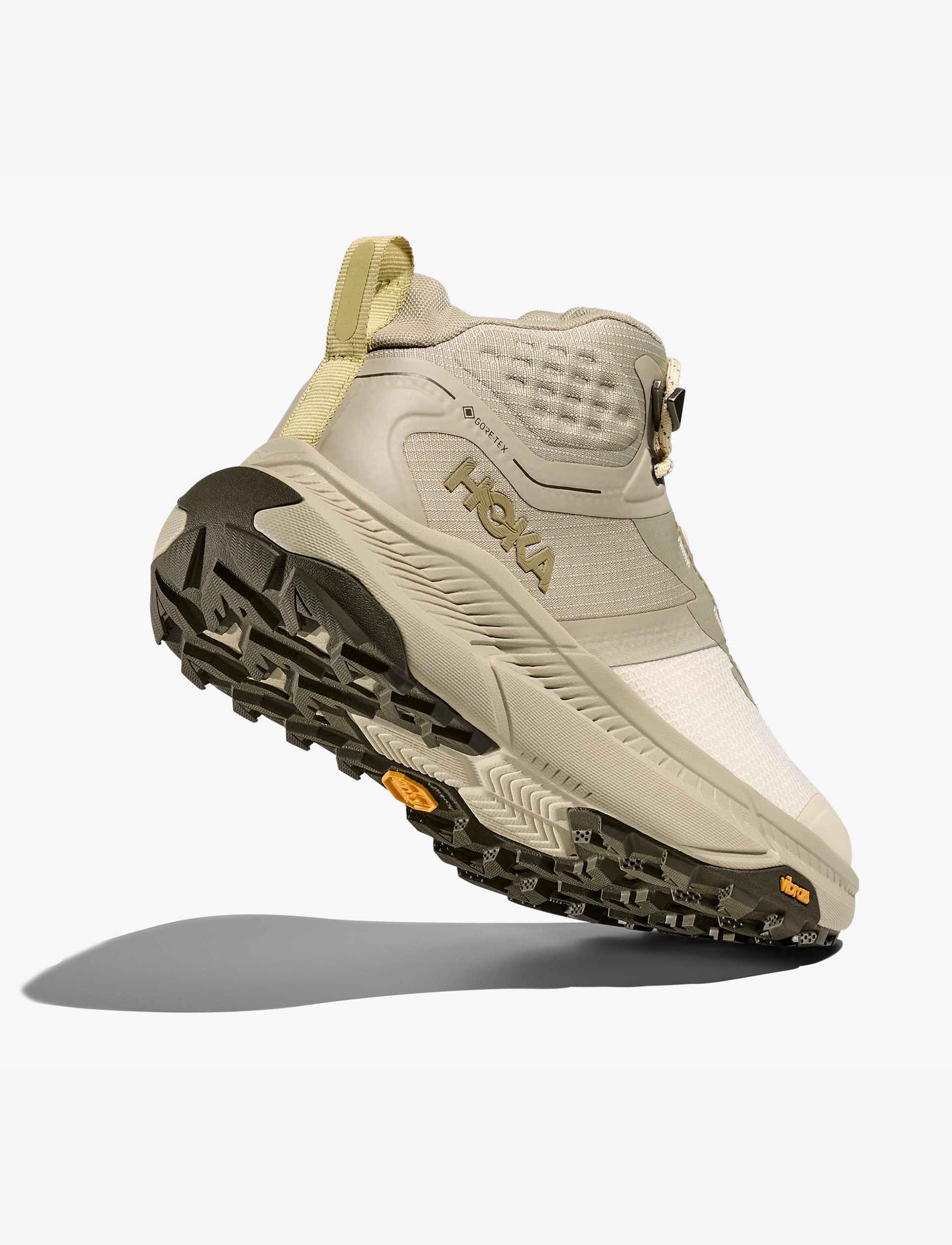 HOKA TRANSPORT HIKE GTX - נעלי טיולים נשים הוקה טרנספורט בצבע משרום/צהוב וינטג'