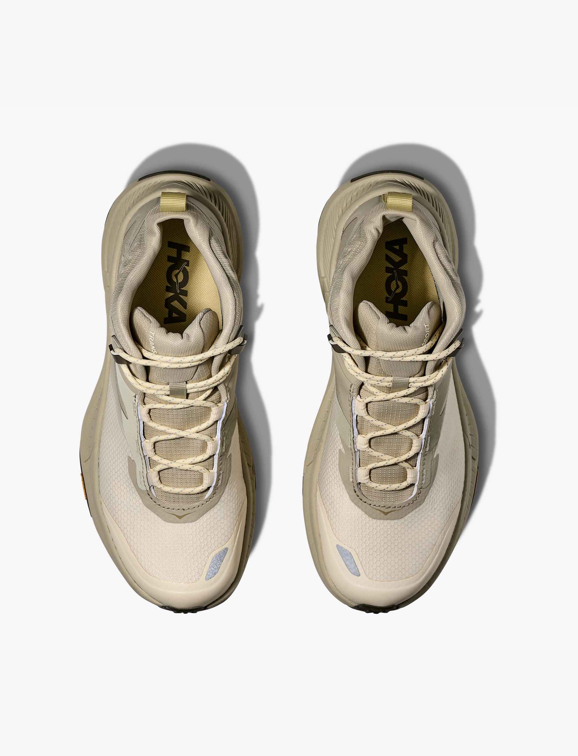 HOKA TRANSPORT HIKE GTX - נעלי טיולים נשים הוקה טרנספורט בצבע משרום/צהוב וינטג'