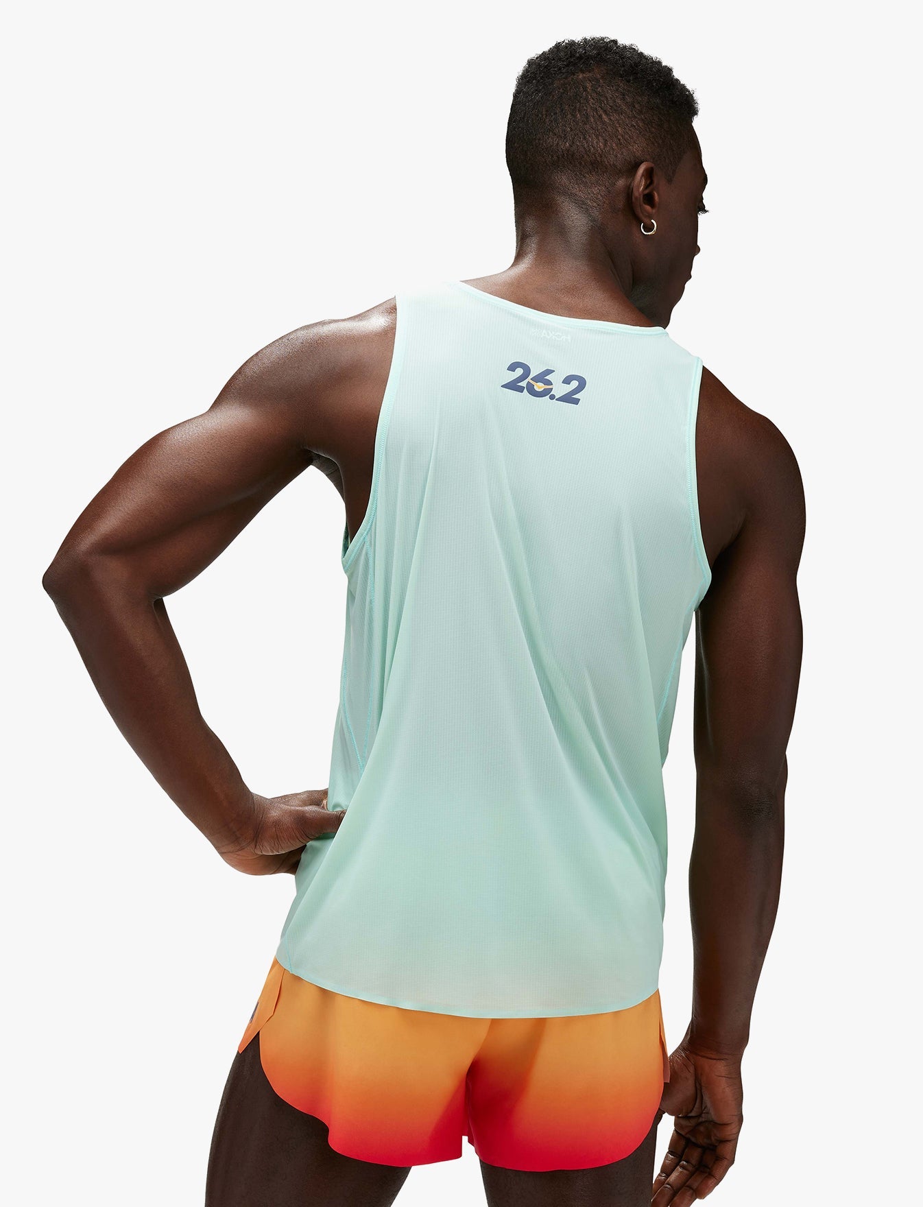 M AIROLITE RUN TANK - גופיית ריצה אירולייט לגברים בצבע כחול