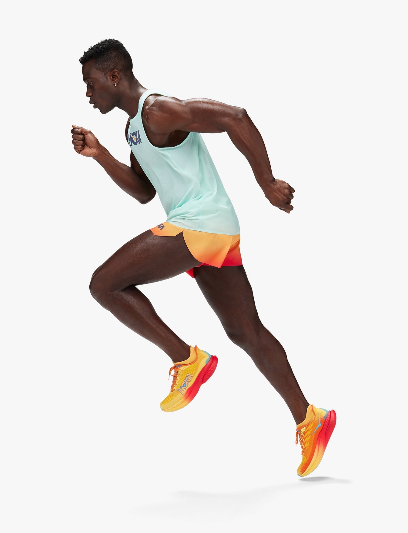 M AIROLITE RUN TANK - גופיית ריצה אירולייט לגברים בצבע כחול