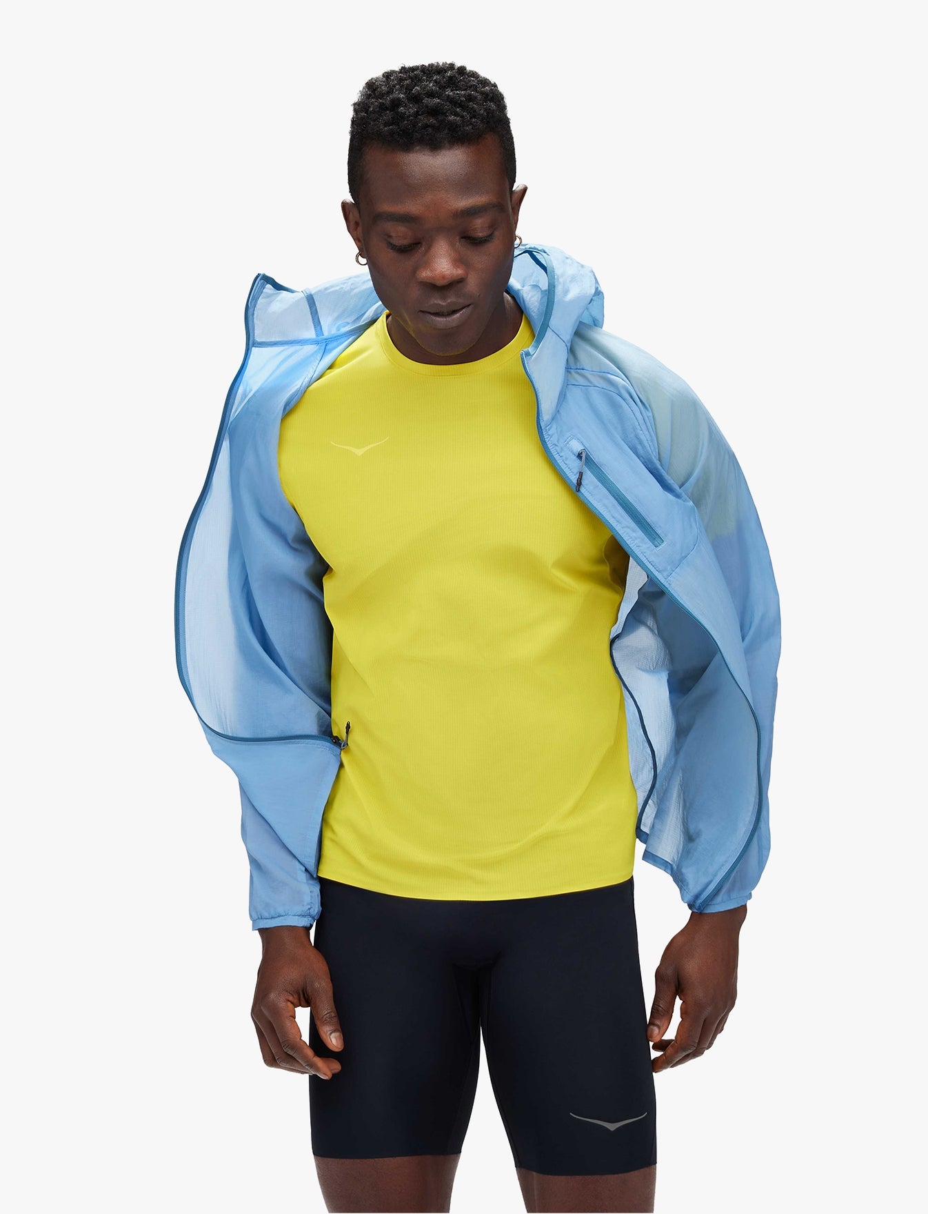 Ultralite Jacket - מעיל רוח SKYFLOW – סקייפלואו בצבע כחול