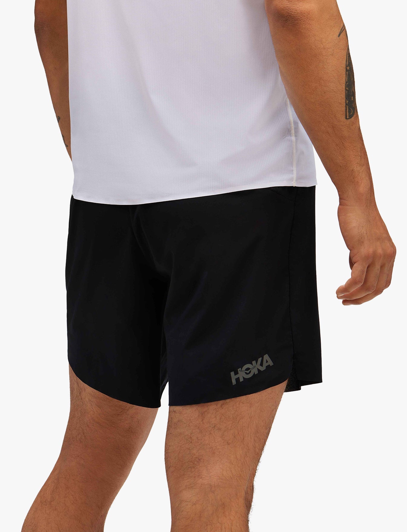 M GLIDE 7'' SHORT 2IN1 - מכנסי ריצה קצרים 18 לגברים ס"מ או 7 אינצ' בצבע שחור