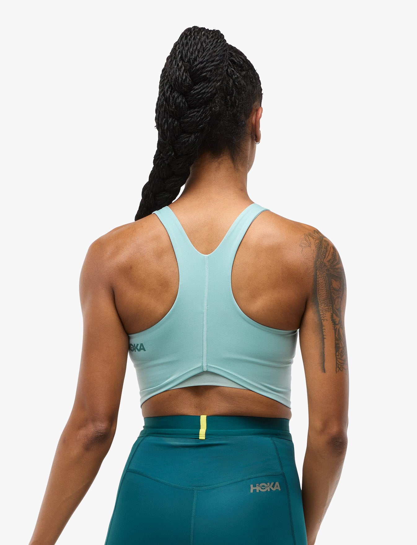 חזיית ריצה ELARO - ELARO CROP BRA בצבע תכלת