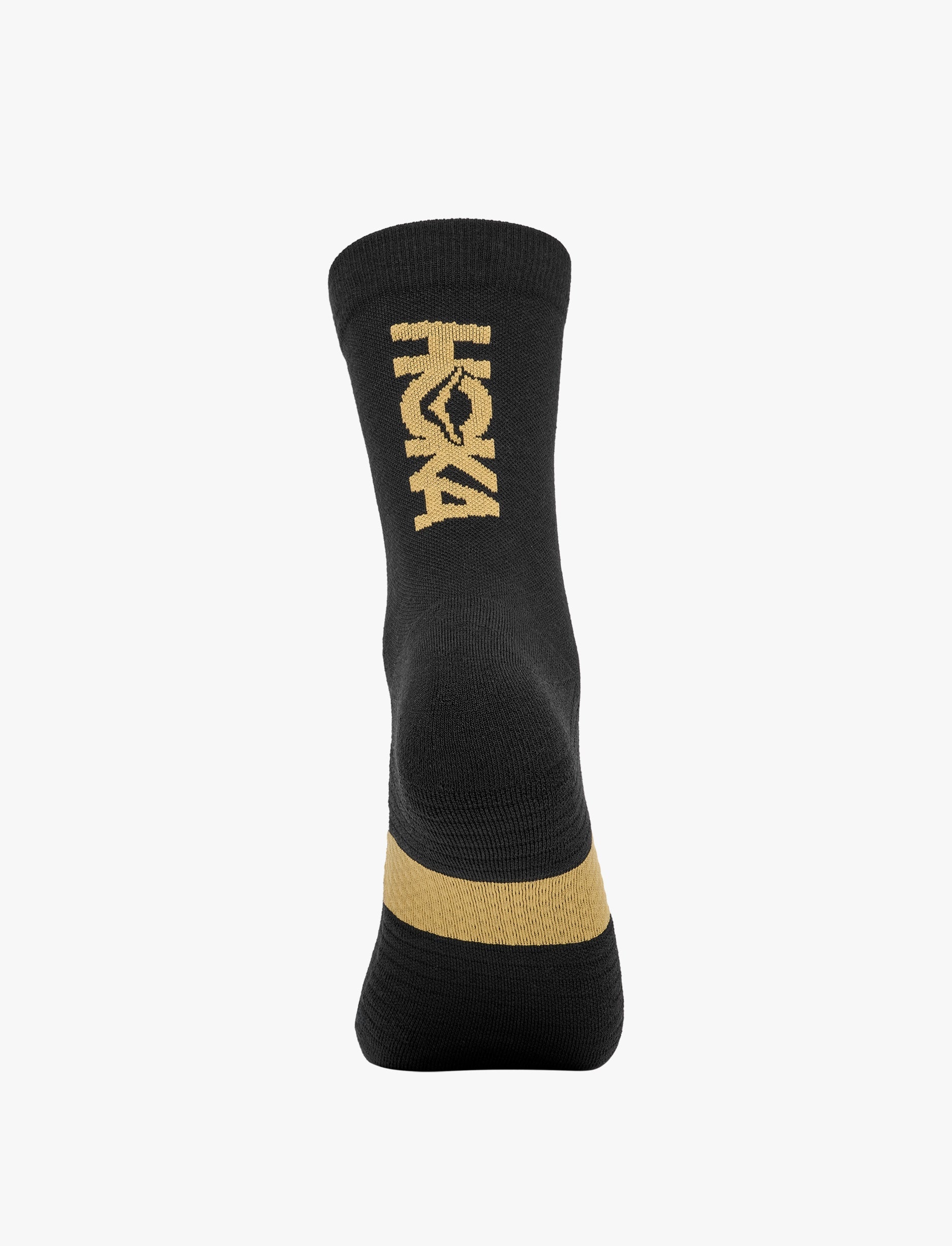 HOKA U GPX CREW RUN SOCK – גרבי ריצה גבוהות בצבע שחור/זהב