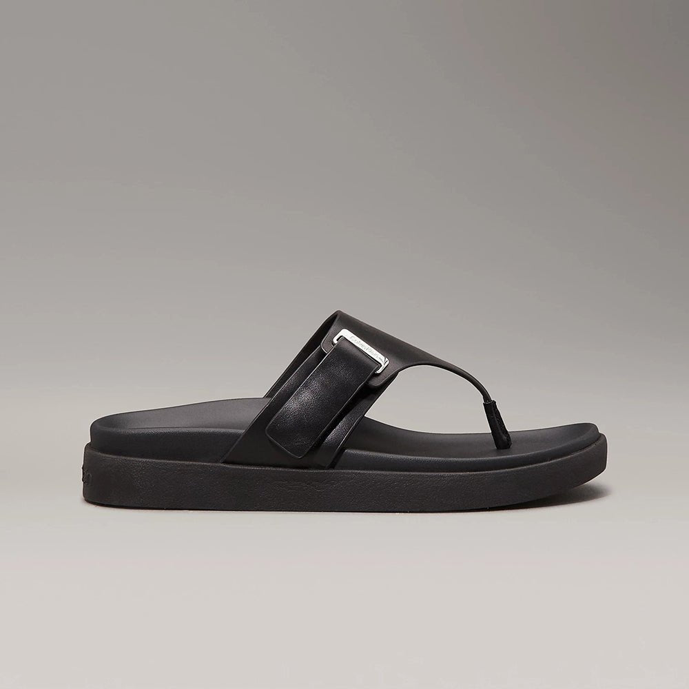 כפכפי קלווין קליין Flat Leather נשים