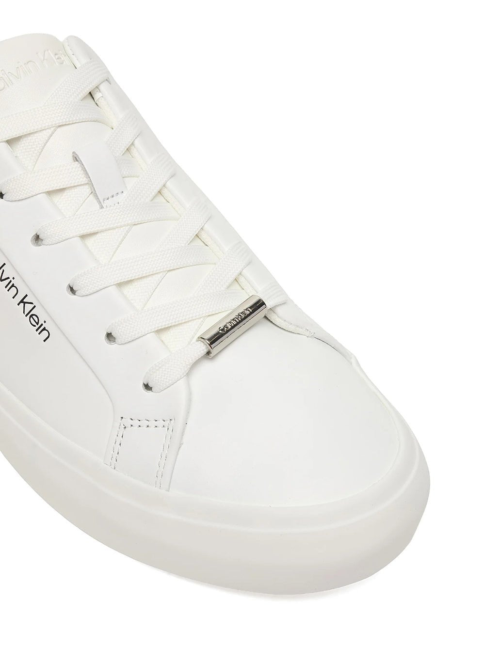 נעלי קלווין קליין Smooth Leather Trainers נשים