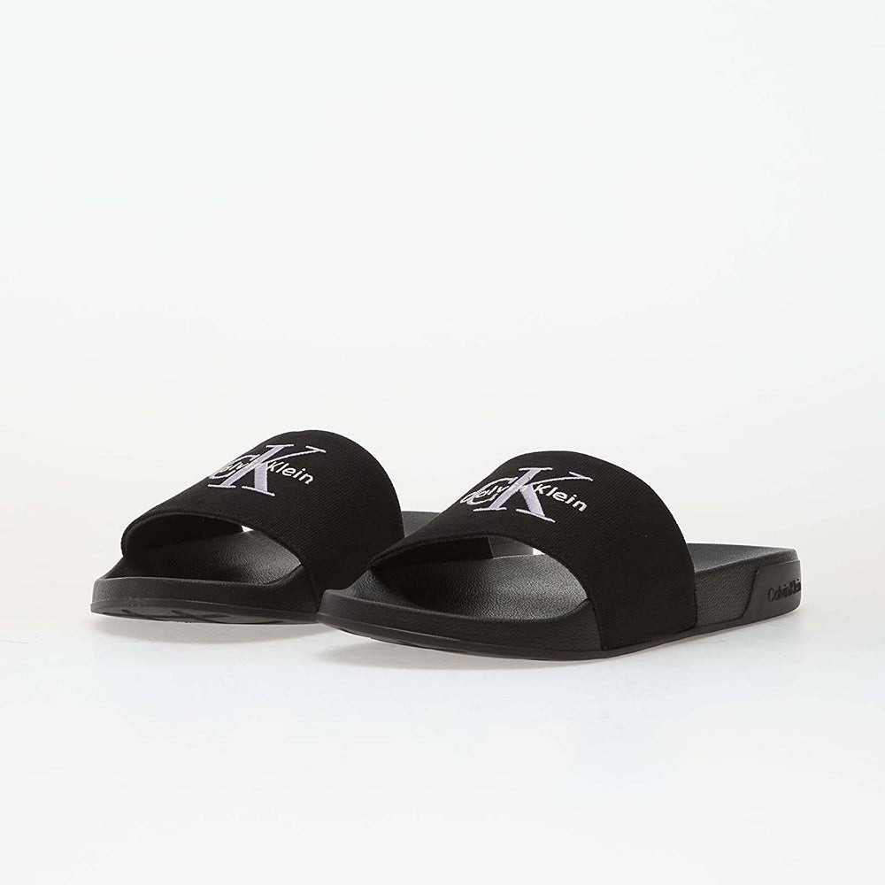 כפכפי קלווין קליין Canvas Contoured Logo Sliders נשים