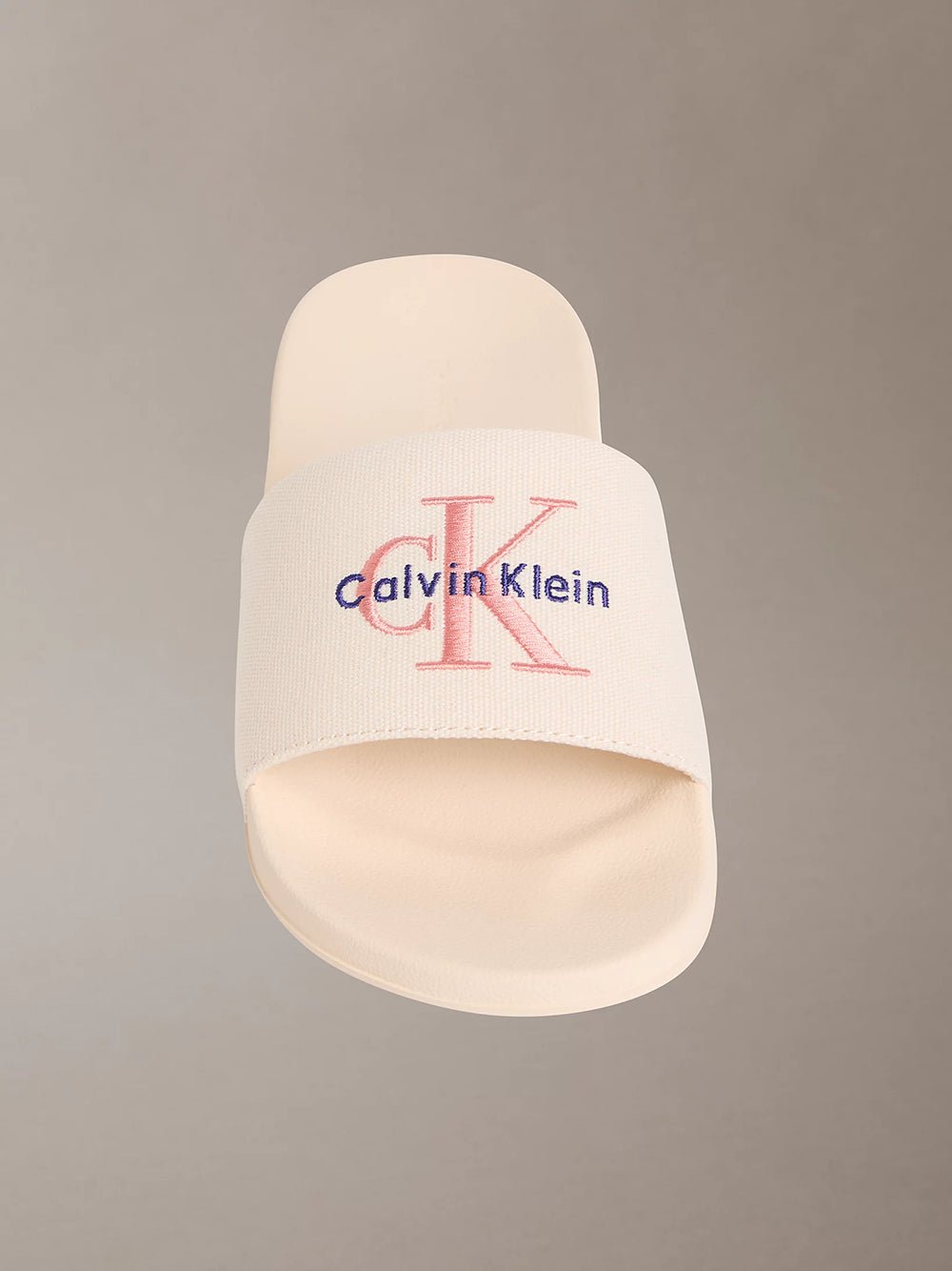 כפכפי קלווין קליין Canvas Contoured Logo Sliders נשים