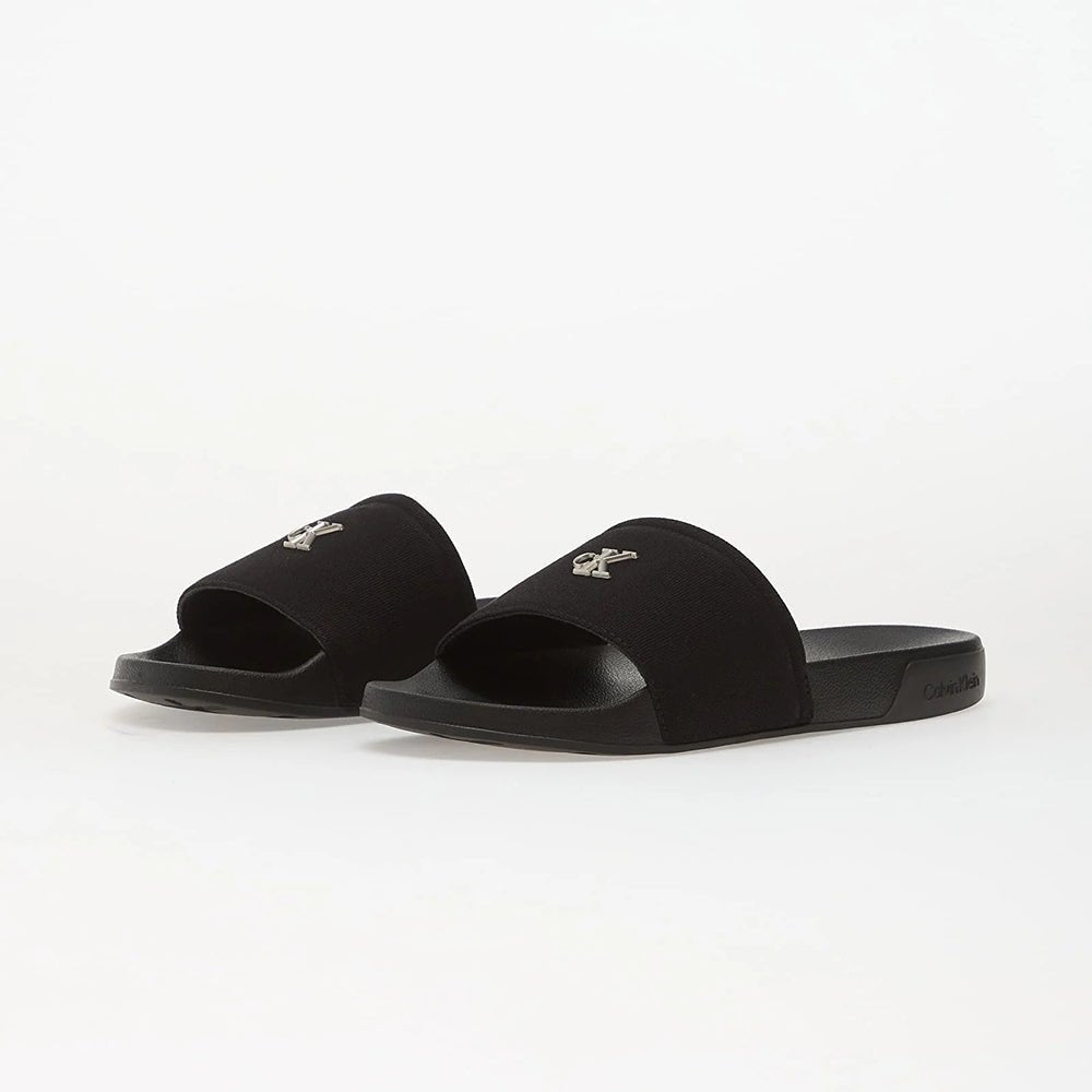 כפכפי קלווין קליין Canvas Signature Logo Sliders נשים