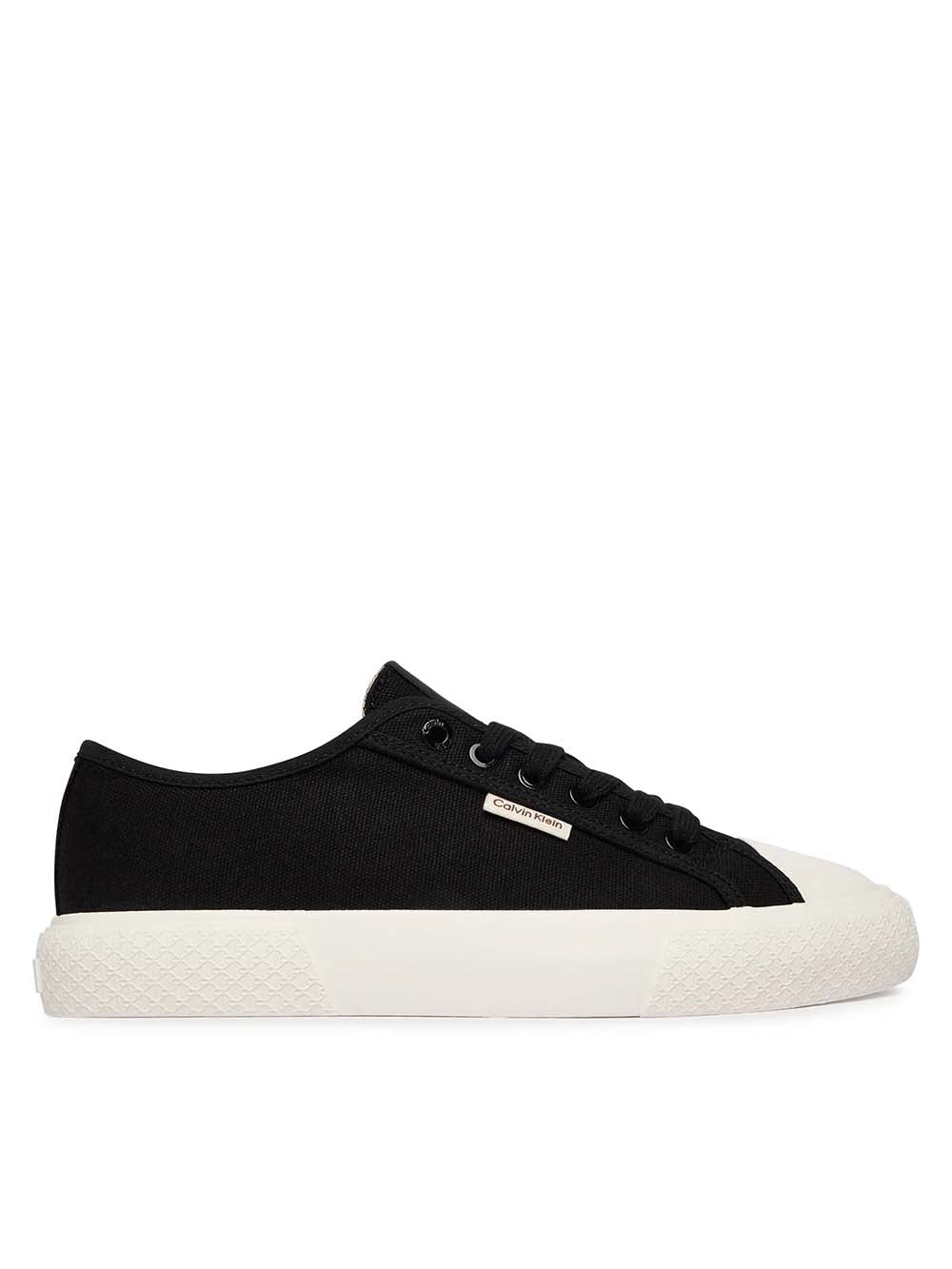 נעלי קלווין קליין Luna - Canvas Emblem Logo Trainers נשים