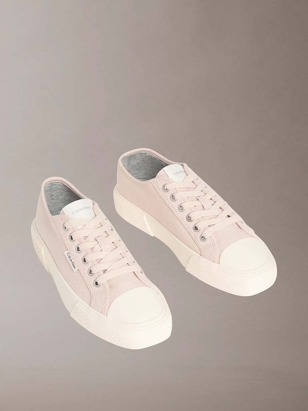 נעלי קלווין קליין Luna - Canvas Emblem Logo Trainers נשים
