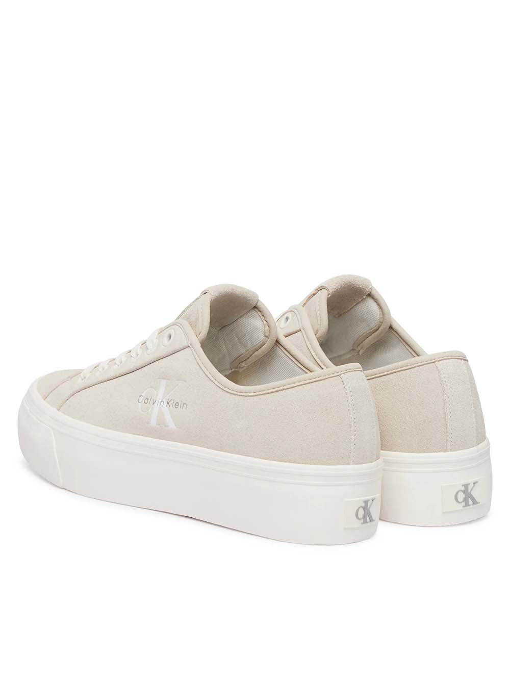 נעלי קלווין קליין Vulc Flatf Laceup Suede נשים