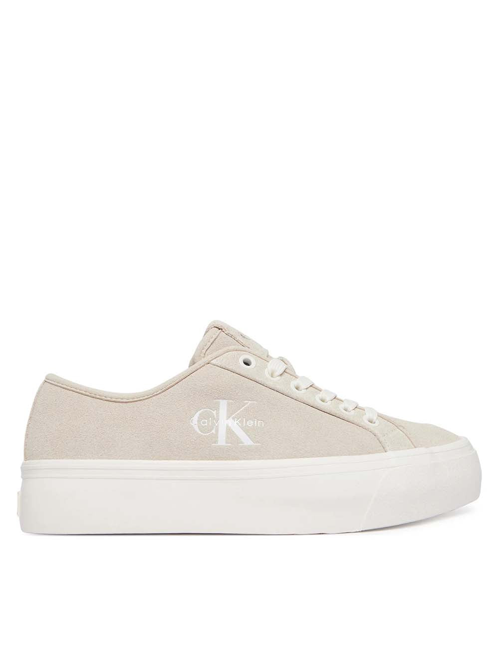 נעלי קלווין קליין Vulc Flatf Laceup Suede נשים