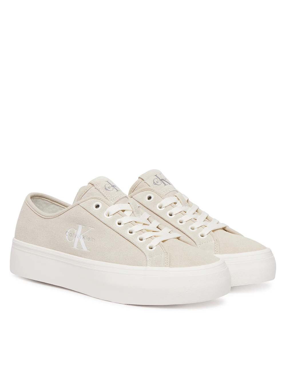 נעלי קלווין קליין Vulc Flatf Laceup Suede נשים