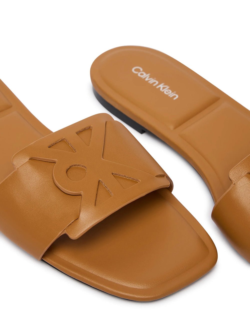 כפכפי קלווין קליין Provence - Leather Square Toe Flat נשים