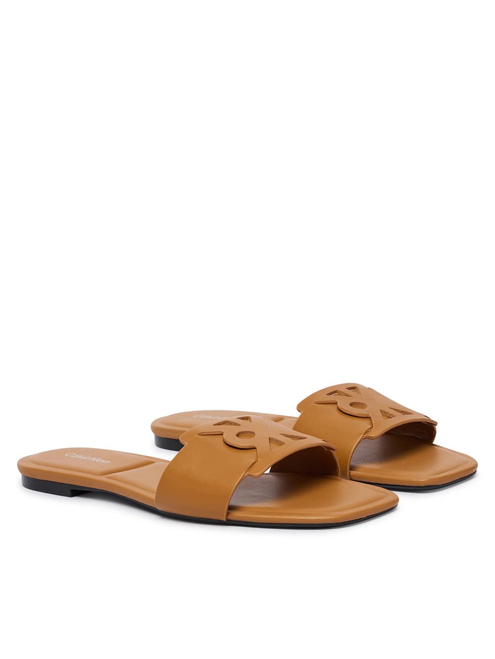 כפכפי קלווין קליין Provence - Leather Square Toe Flat נשים