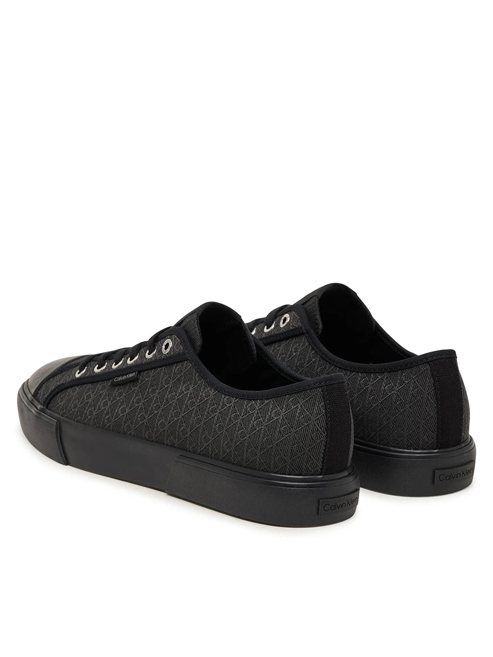 נעלי קלווין קליין Trampki Vulc Low Laceup Aop Canvas נשים