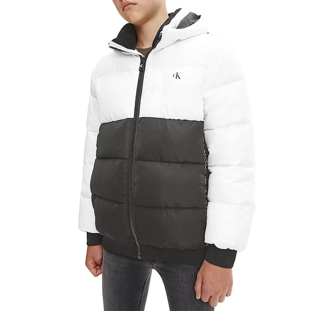מעיל קלווין קליין Clr Block Puffer Jacket ילדים ונוער