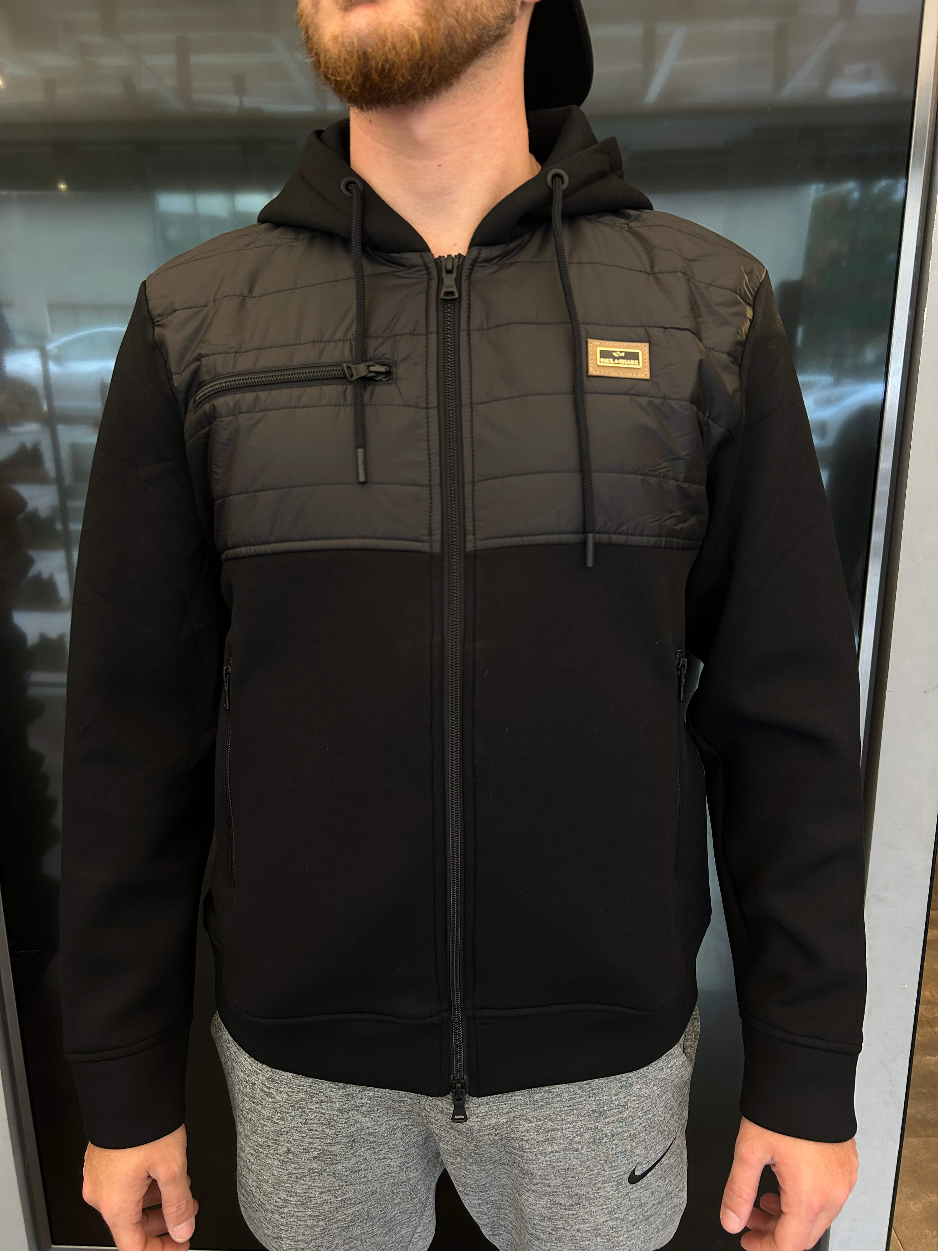 ג'קט פול שארק Plate Logo גברים