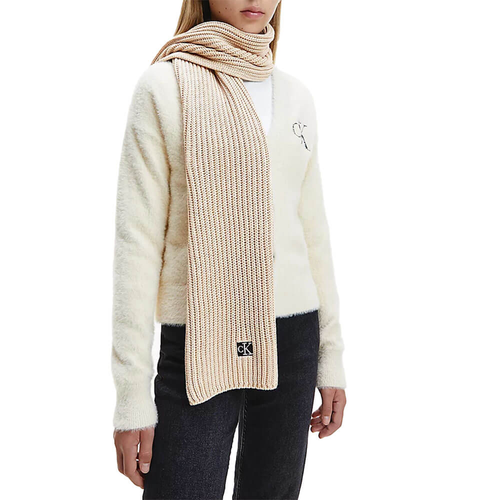 צעיף סרוג קלווין קליין Kids Organic Cotton Scarf לילדים