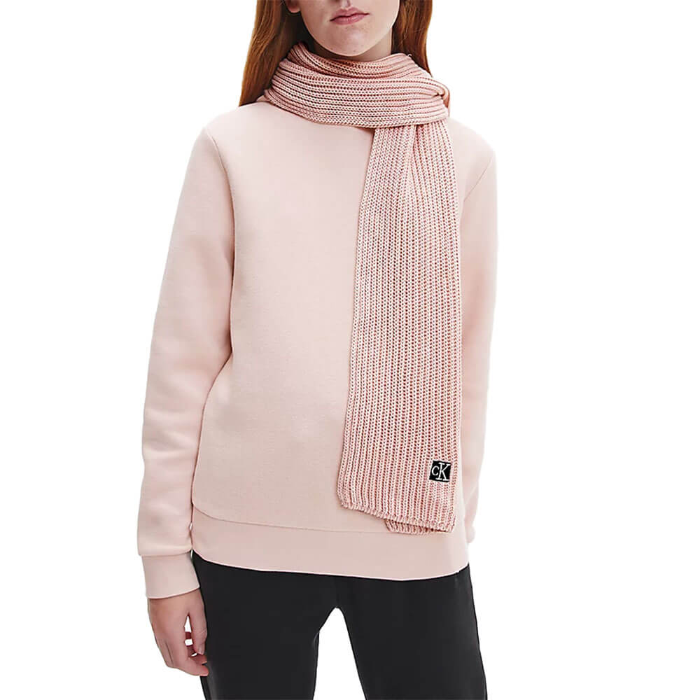 צעיף סרוג קלווין קליין Kids Organic Cotton Scarf לילדים
