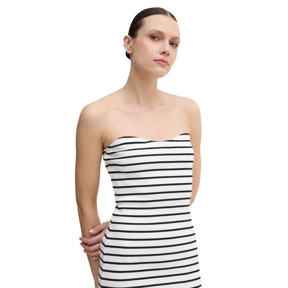 שמלה קלווין קליין Striped Woven Label נשים