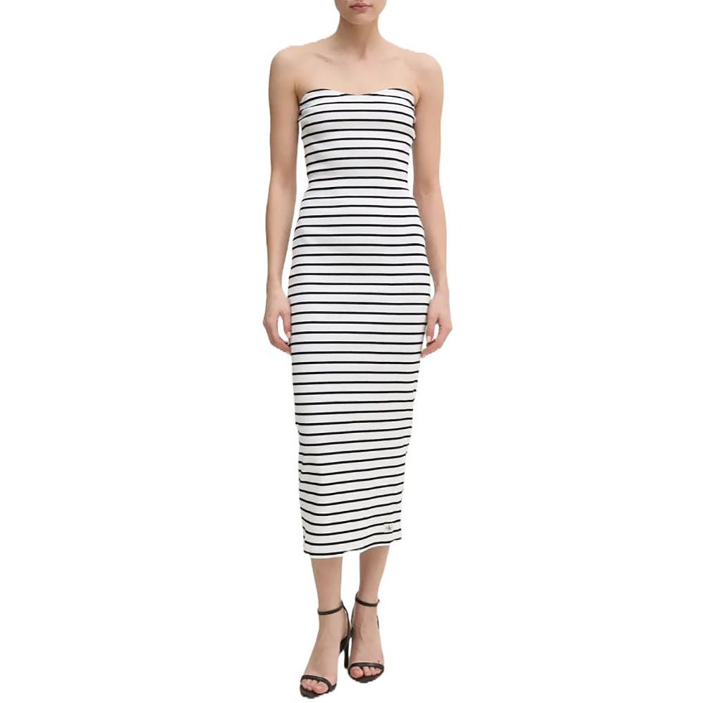 שמלה קלווין קליין Striped Woven Label נשים