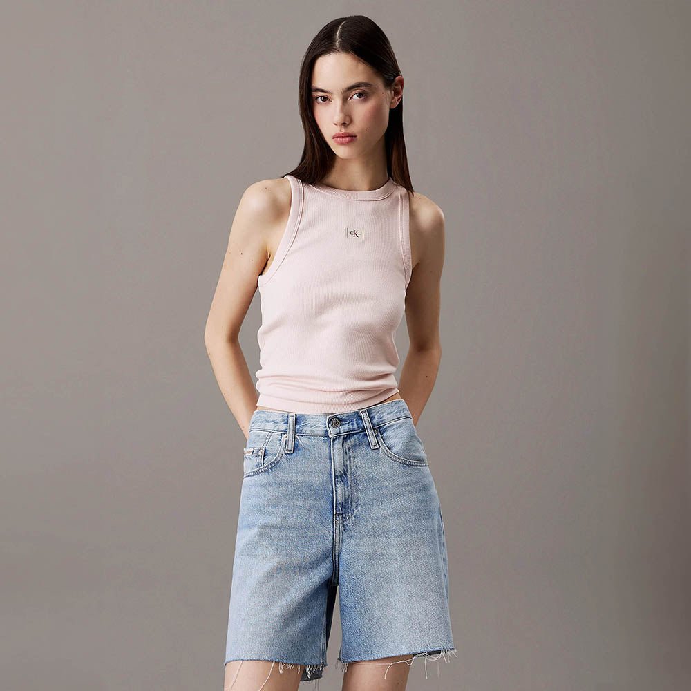 גופיה קלווין קליין Slim Ribbed Cotton נשים