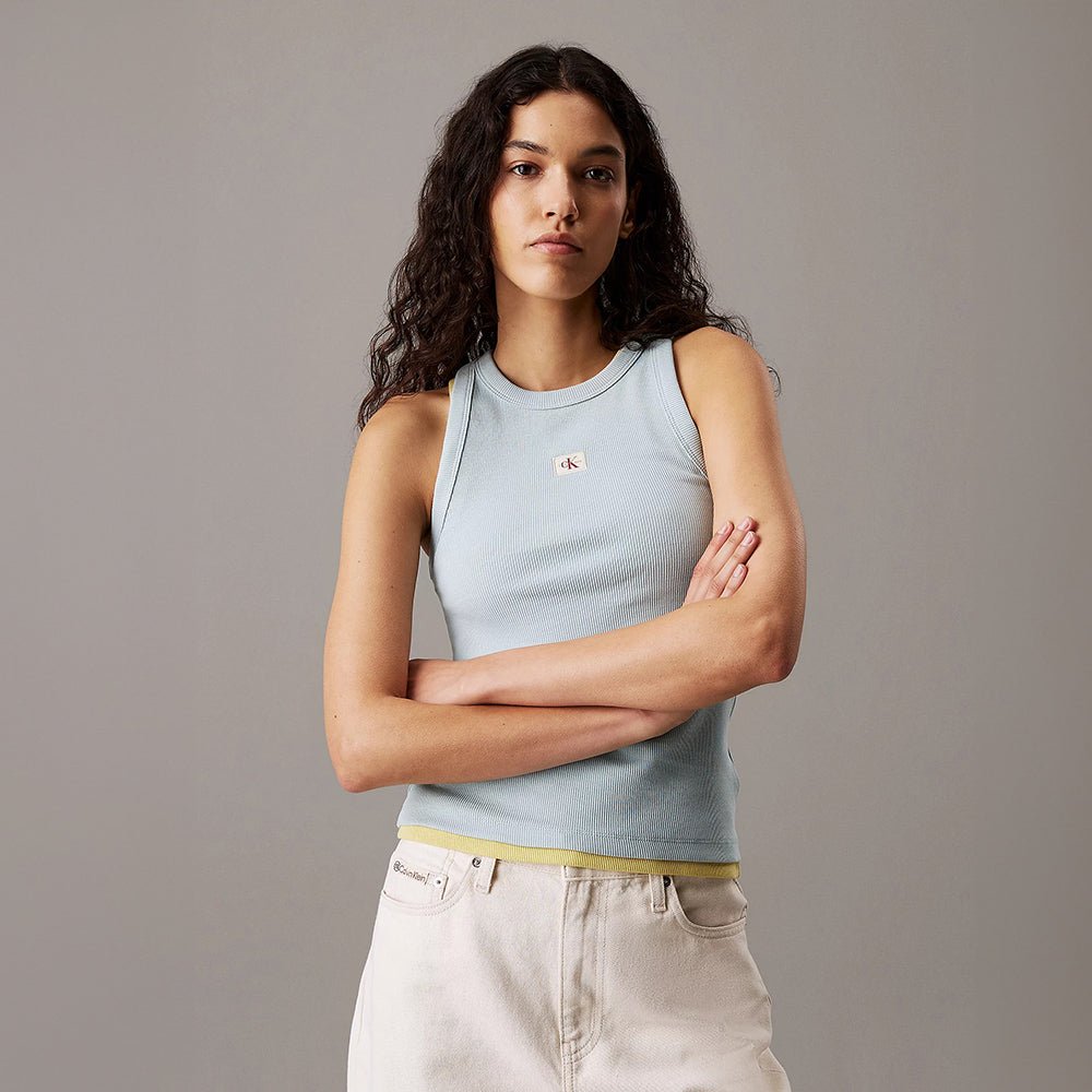 גופיה קלווין קליין Slim Ribbed Cotton נשים