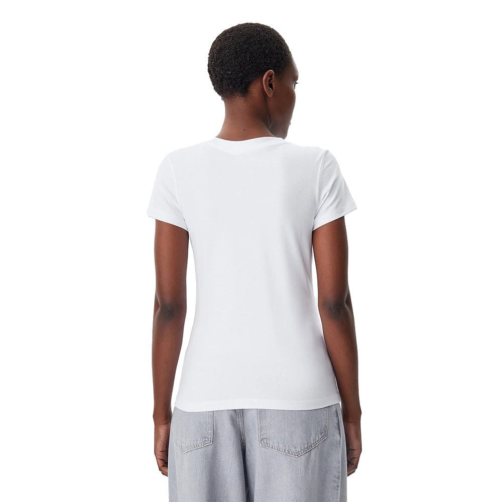 חולצת טישירט קצרה קלווין קליין Slim Logo Collar נשים