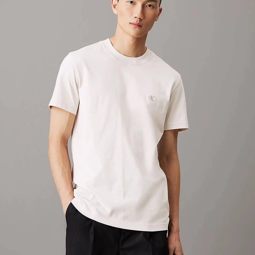 חולצת טישירט קצרה קלווין קליין Heavy Regular Tee גברים