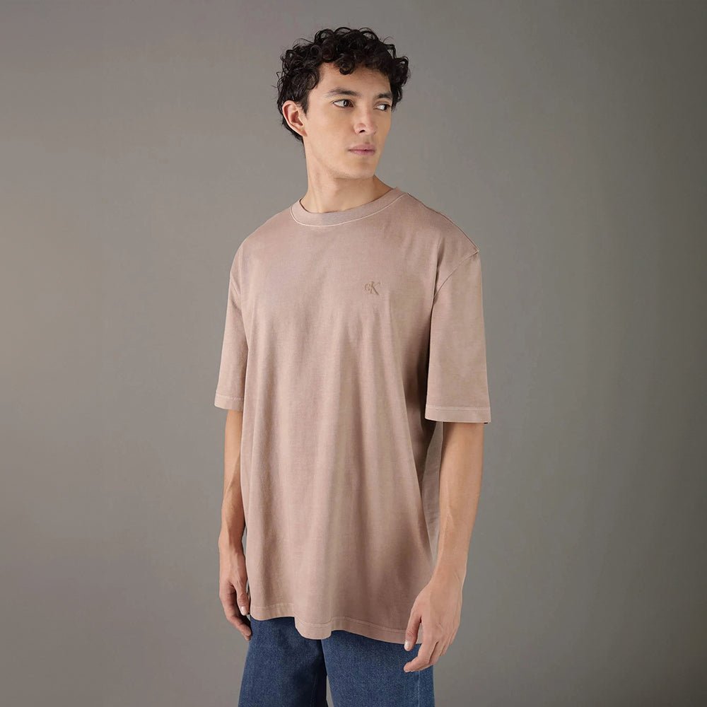 חולצת טישירט קצרה קלווין קליין Washed Logo גברים