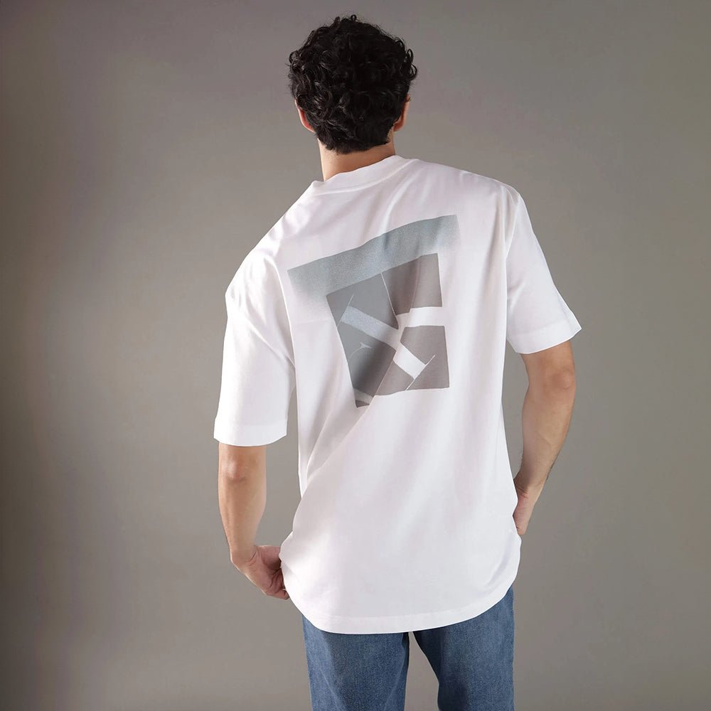 חולצת טישירט קצרה קלווין קליין Soft Layered Monogram גברים