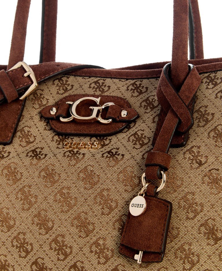 תיק Guess Samantha Girlfriend Satchel נשים - gus-JG231306-LGW-One-Size