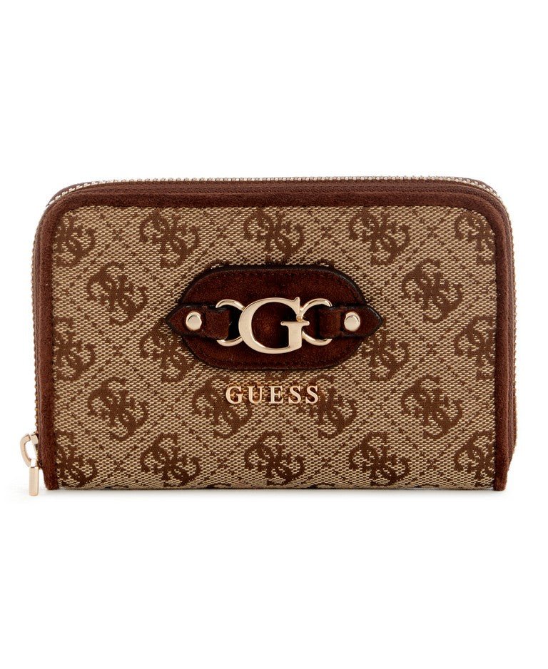 ארנק Guess Samantha Slg Med Zip Around נשים - gus-JG2313140-LGW-One-Size