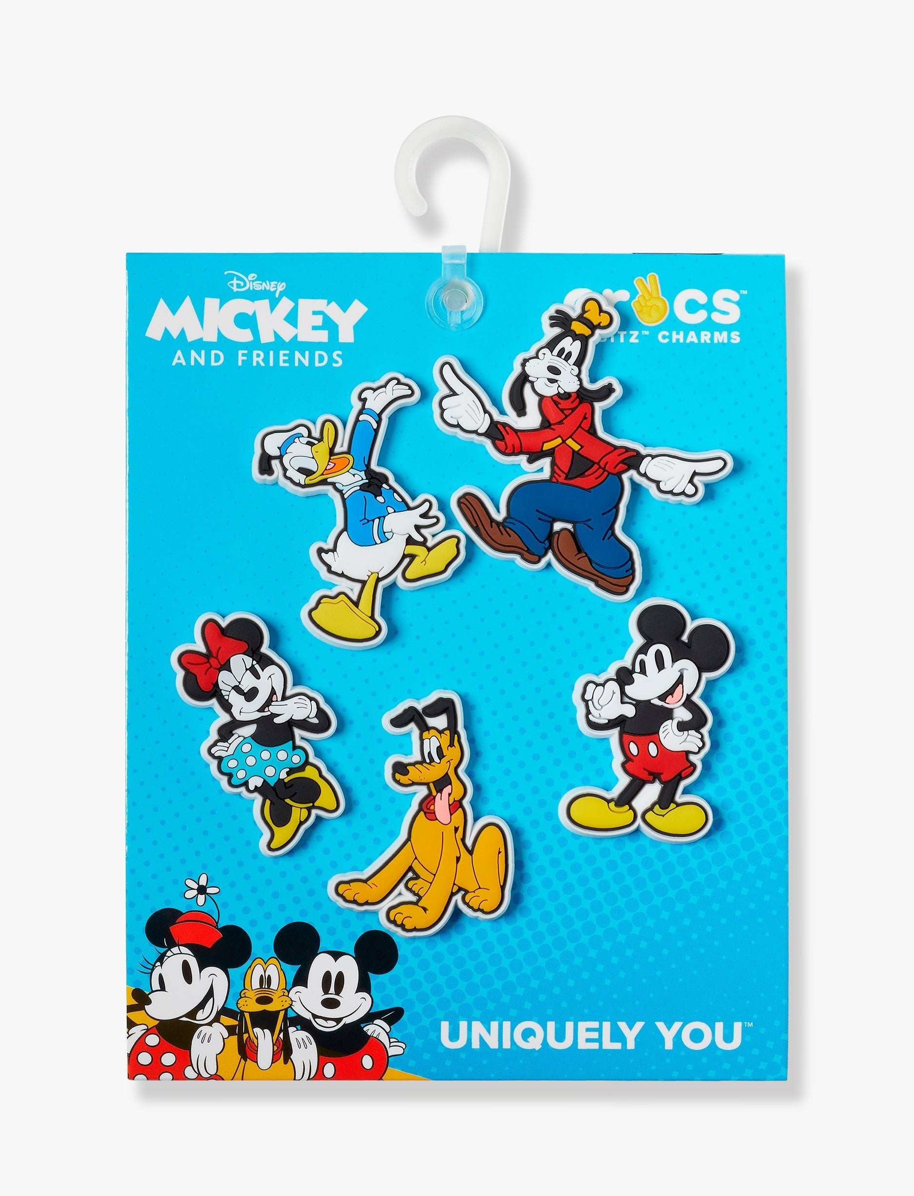 Crocs Jibbitz Disney Mickey Friends - מארז 5 ג'יביטים קרוקס