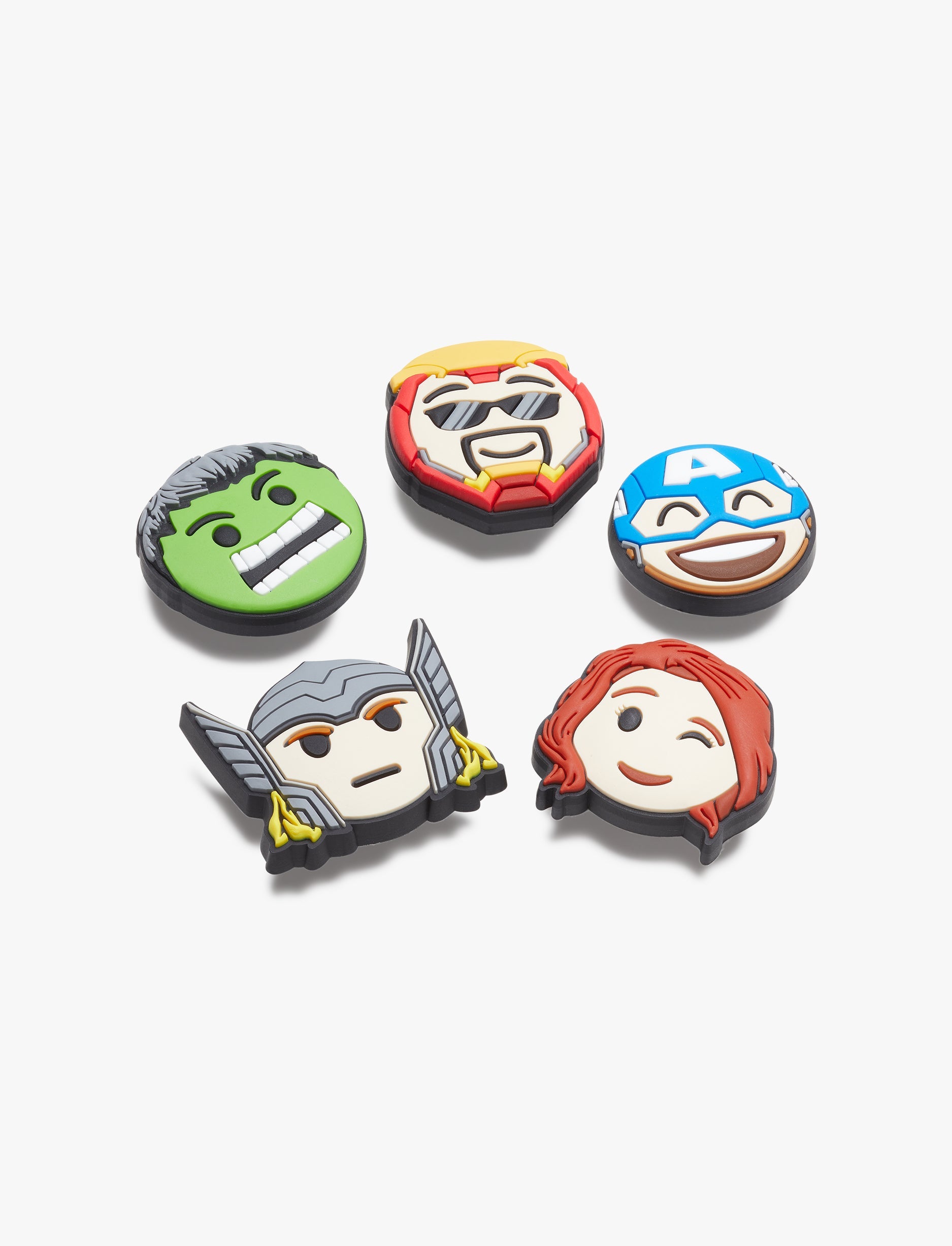 Crocs Avengers Emojis - מארז 5 ג'יביטים קרוקס