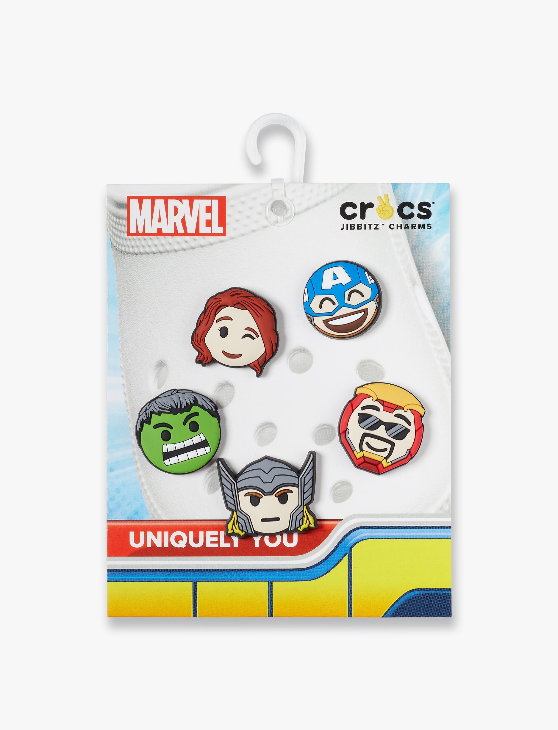 Crocs Avengers Emojis - מארז 5 ג'יביטים קרוקס