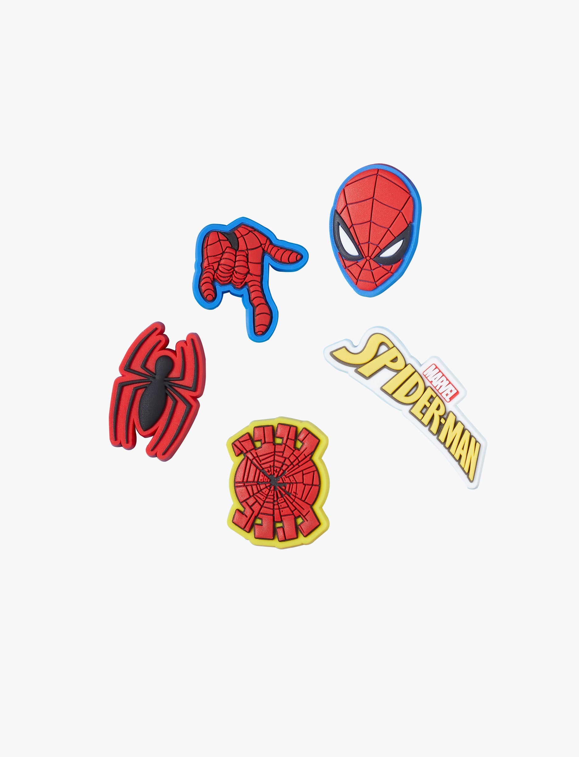 Crocs Jibbitz Spider Man - מארז 5 ג'יביטים קרוקס