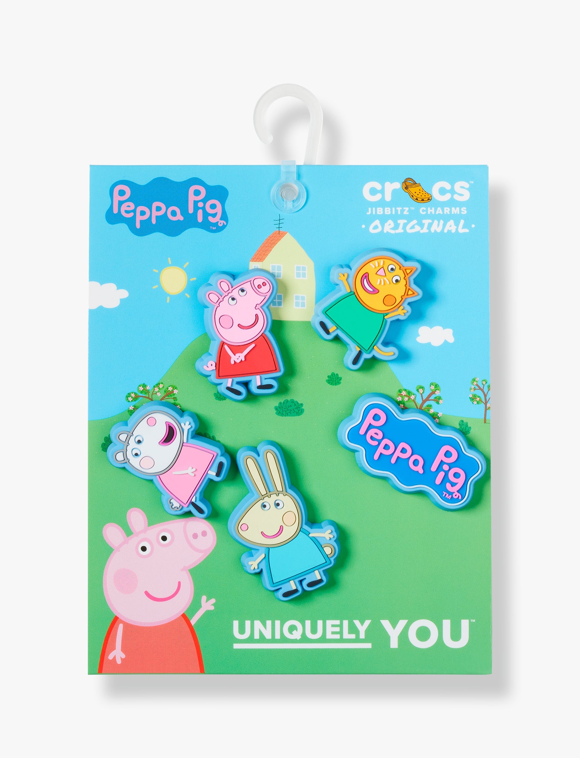 Crocs Jibbitz Peppa Pig - מארז 5 ג'יביטים קרוקס