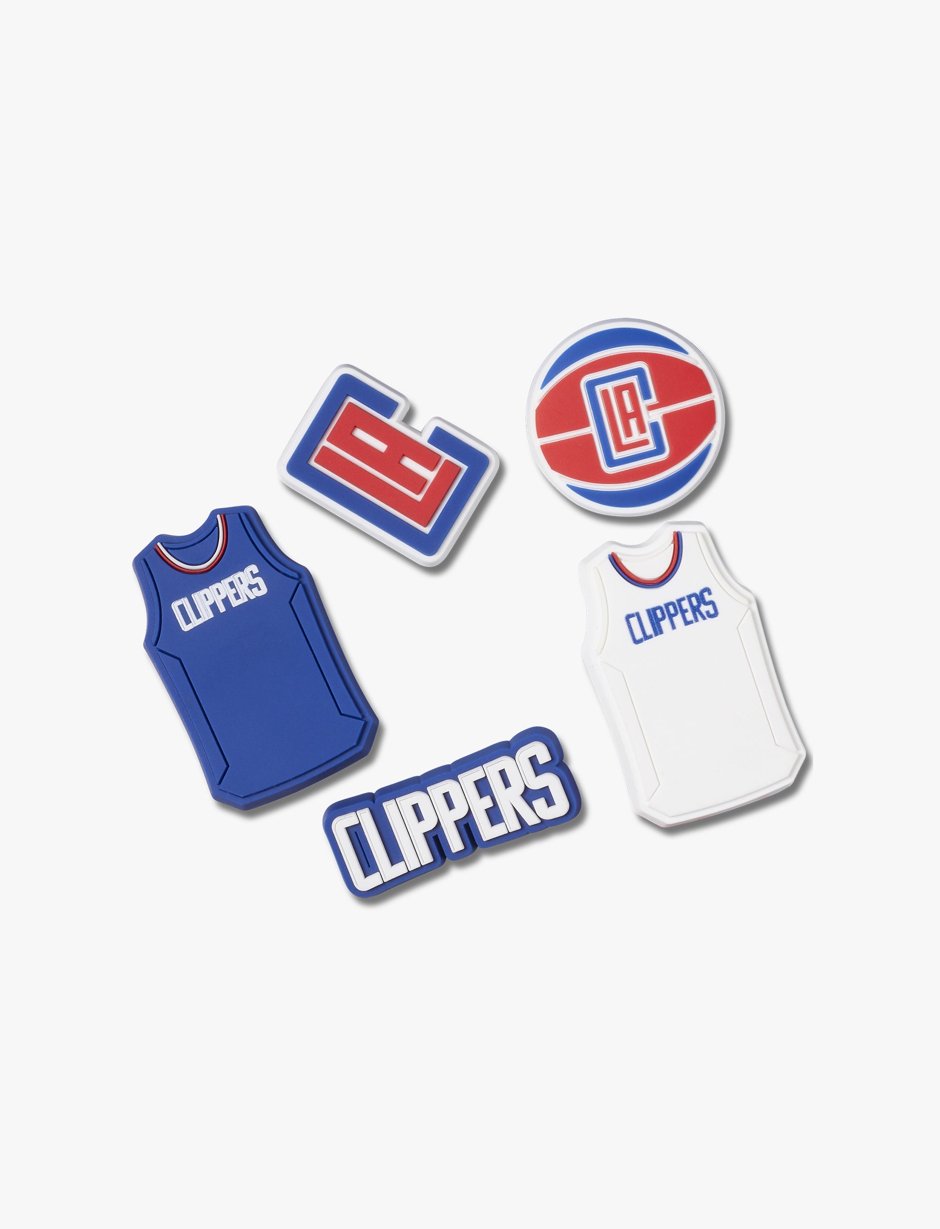 Crocs NBA Los Angeles Clippers - מארז 5 ג'יביטים קרוקס