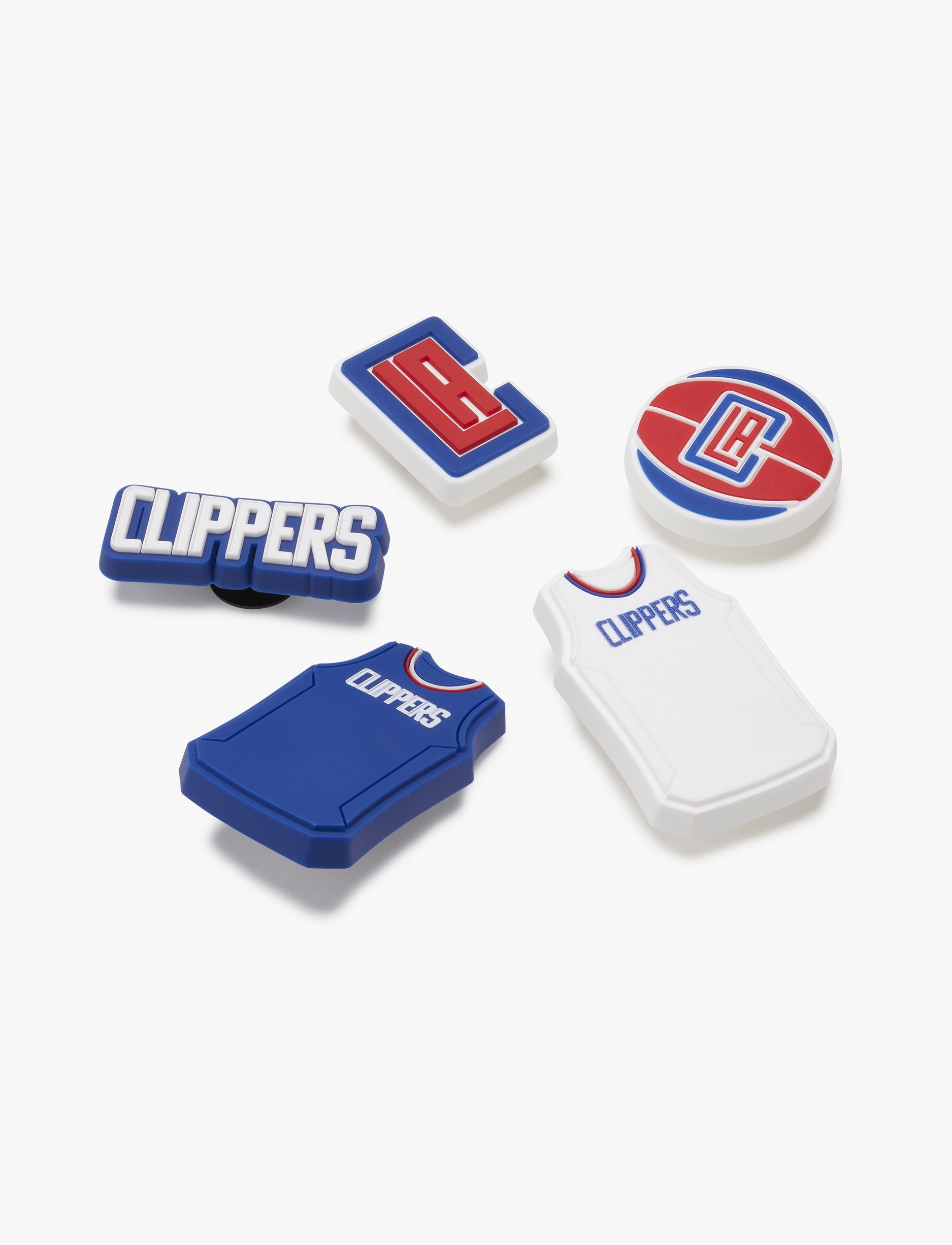 Crocs NBA Los Angeles Clippers - מארז 5 ג'יביטים קרוקס